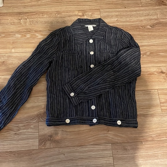 Vintage Navy Pantsuit - Picture 2 of 10